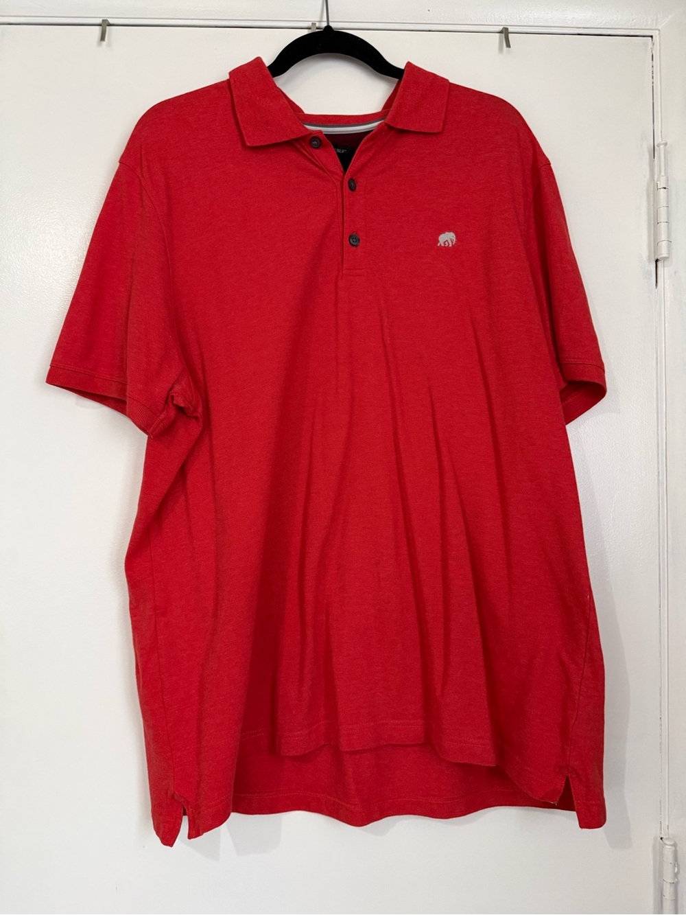 Banana Republic Red Polo Shirt with Subtle Logo